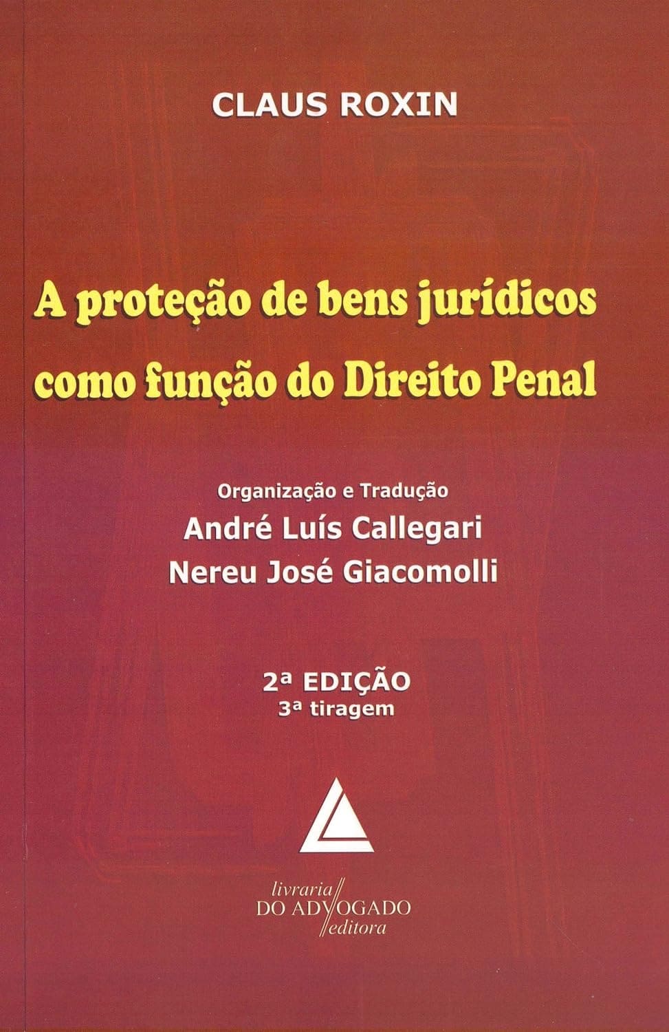 A Proteção de Bens Jurídicos Como Função do Direito Penal Capa comum 1 janeiro 2013