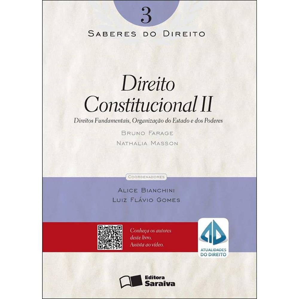 Direito constitucional II - 1ª edição de 2012: Direitos fundamentais, organização do estado e dos poderes Capa comum 29 novembro 2012