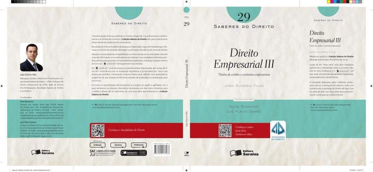 Direito empresarial III: Títulos de crédito e contratos empresariais - 1ª edição de 2012: Volume 3 Capa comum 29 novembro 2012