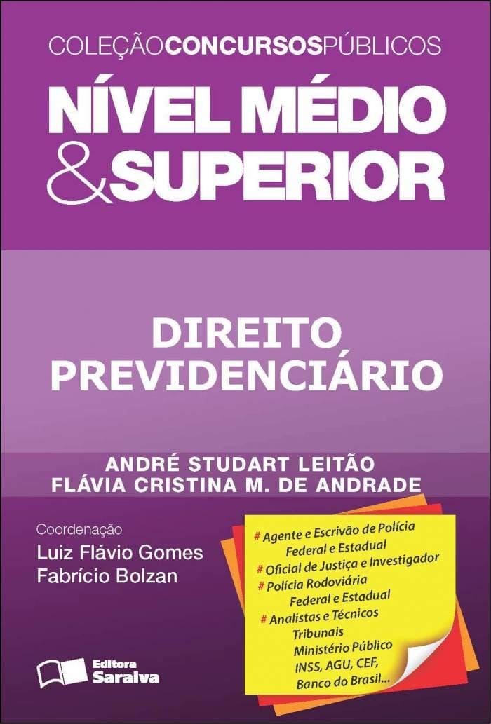 Direito previdenciário: Nível médio & superior - 1ª edição de 2012 Capa comum 29 novembro 2012