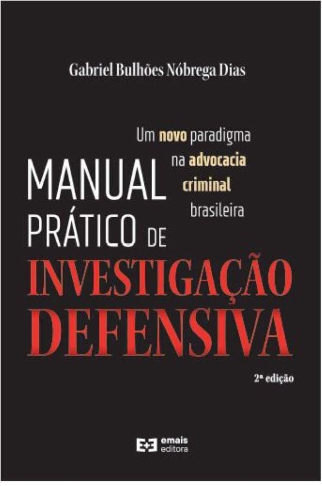 Manual Prático de Investigação Defensiva Capa comum 22 setembro 2022