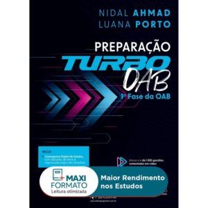Preparação Turbo - 1ª Fase da Oab Capa comum 17 abril 2023
