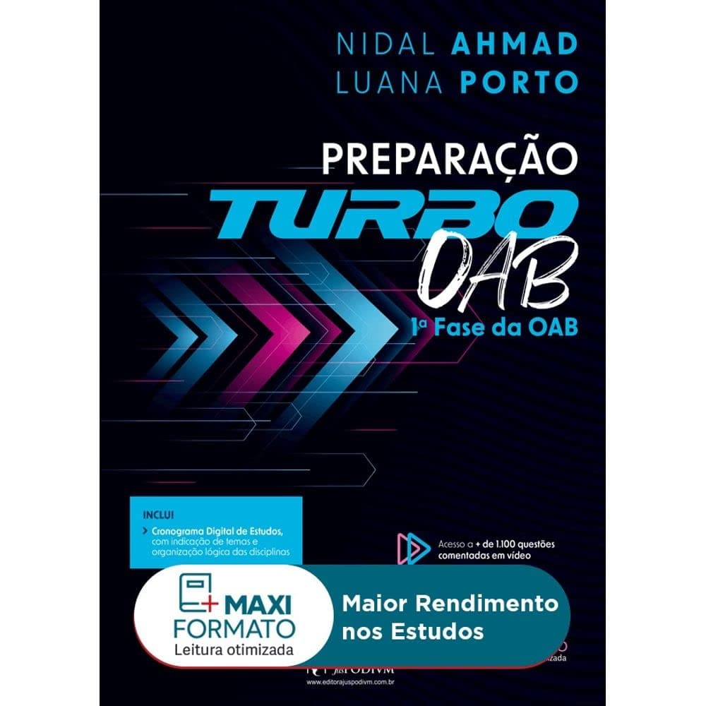 Preparação Turbo - 1ª Fase da Oab Capa comum 17 abril 2023