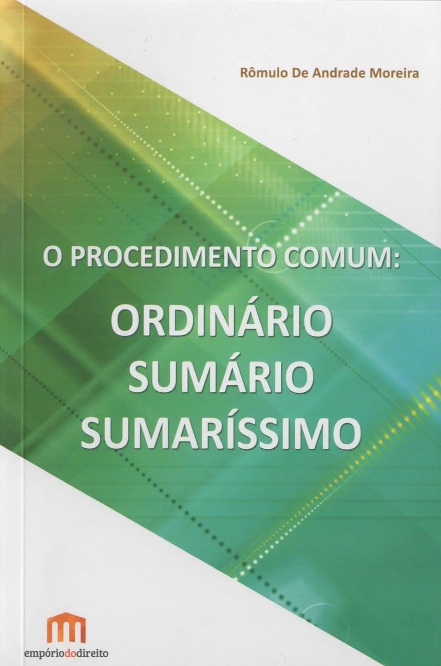 Procedimento Comum, O: Ordinário, Sumário, Sumaríssimo Capa comum 15 março 2015