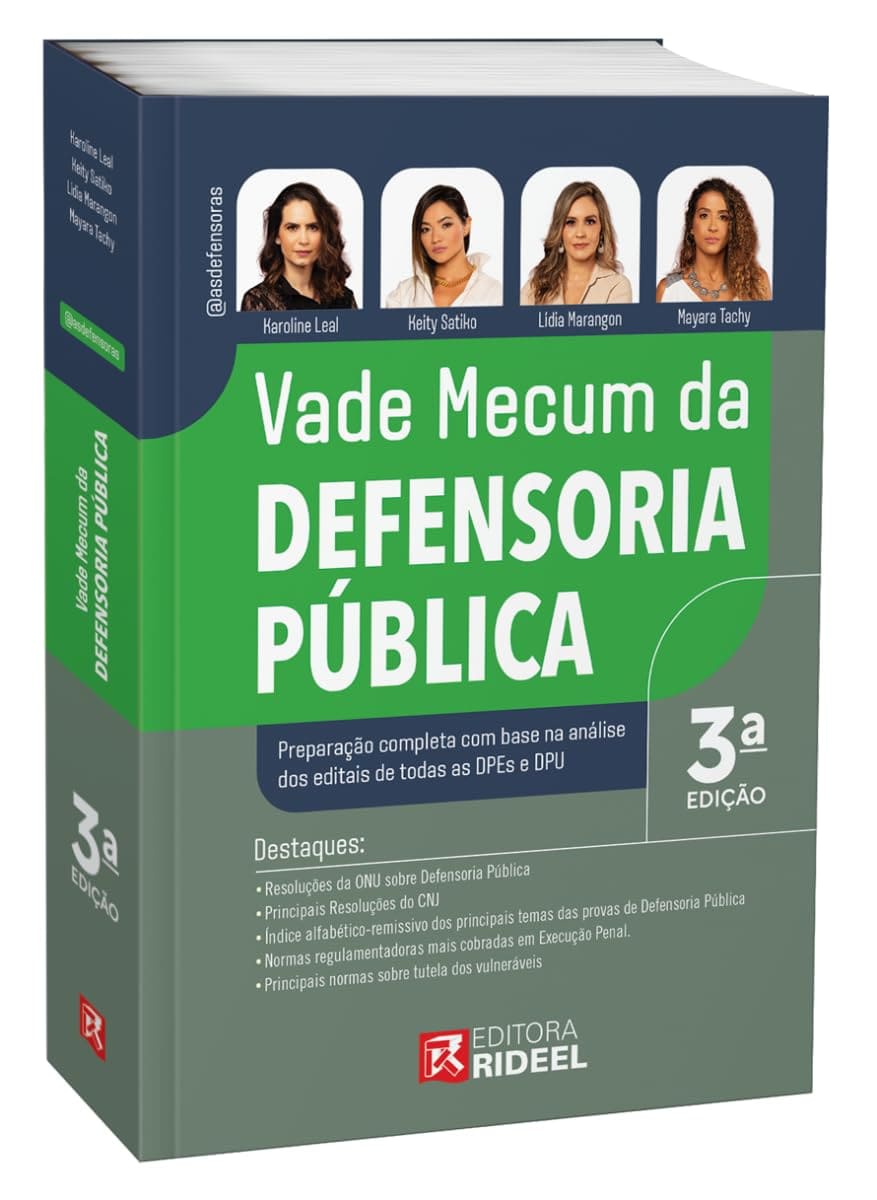 Vade Mecum Da Defensoria Pública - 3ª Edição (2024) Capa comum 1 janeiro 1900