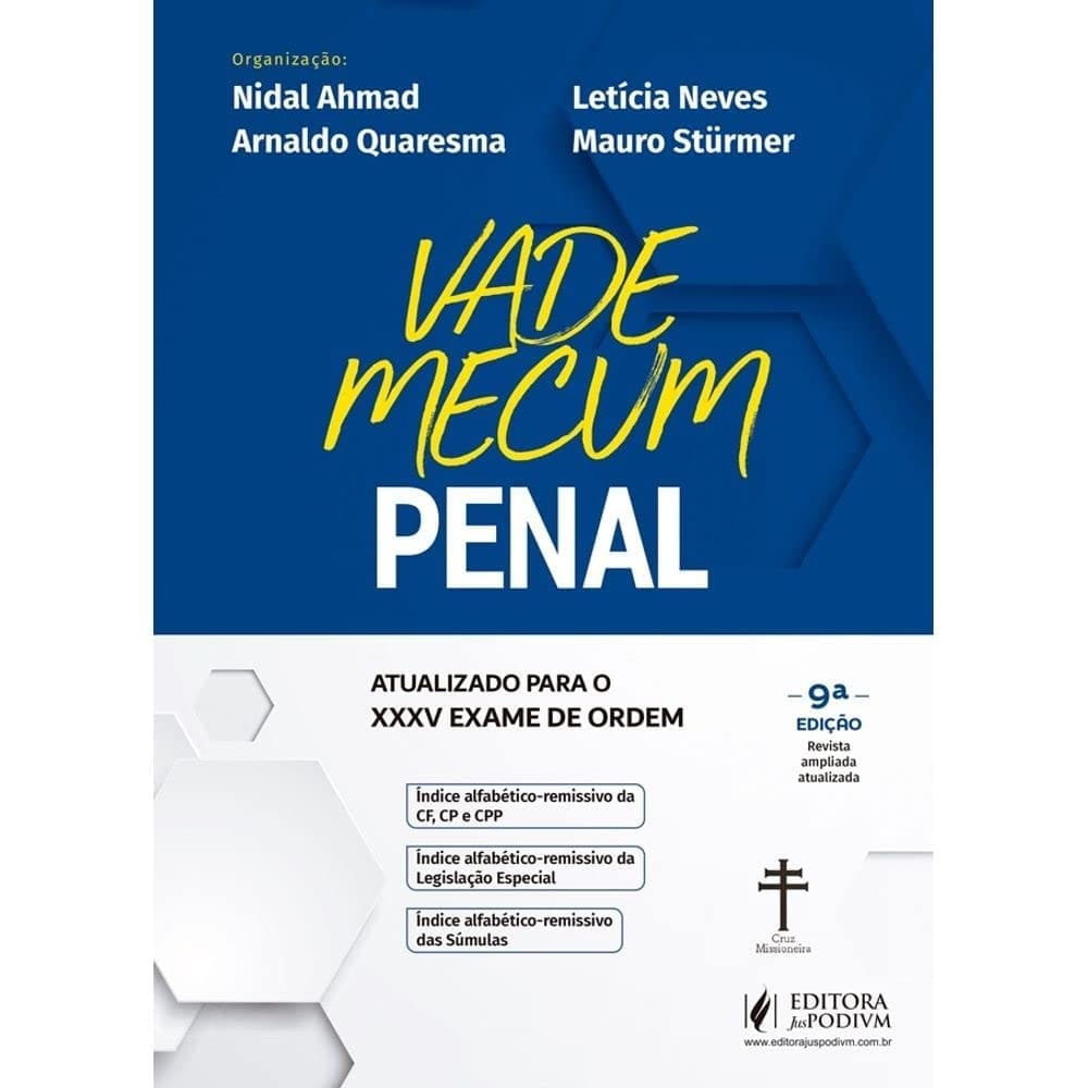 VADE MECUM PENAL (2022) Capa comum 1 janeiro 2022