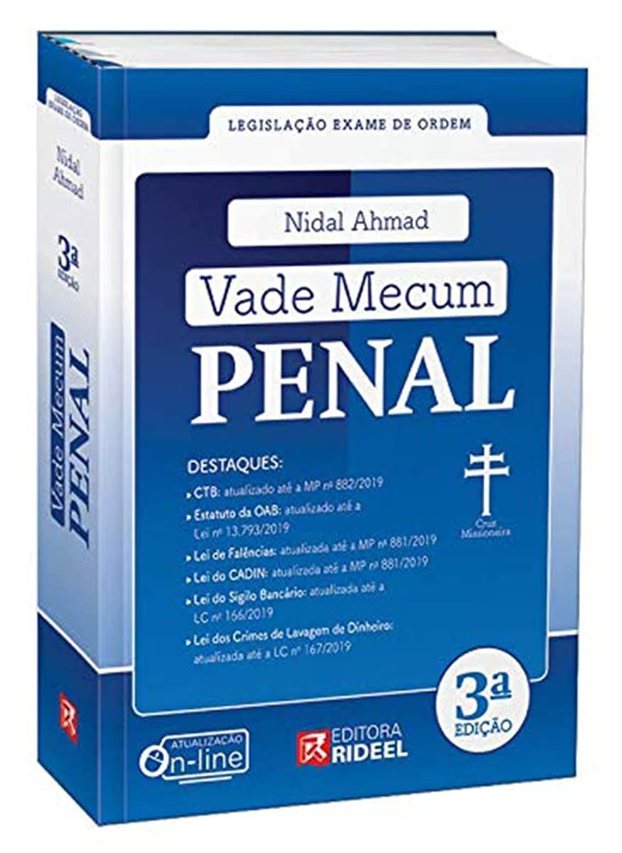 Vade Mecum Penal - Legislação Exame De Ordem Capa dura 21 junho 2019