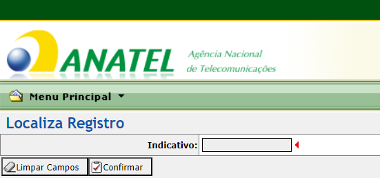 Consultar responsável por um indicativo