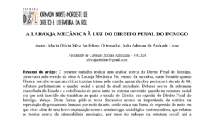 A Laranja Mecânica à luz do Direito Penal do Inimigo