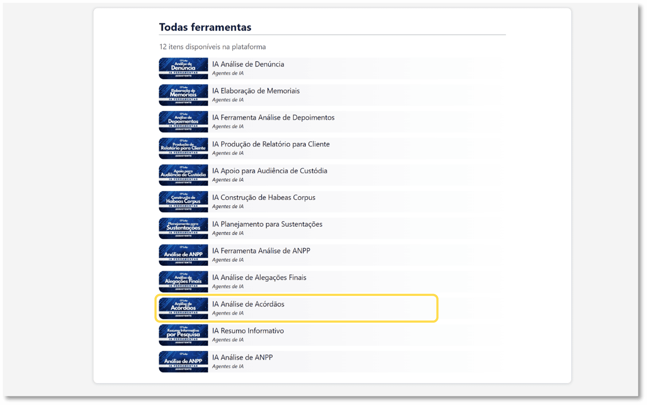Print da página da ferramenta com destaque no botão- parte 2