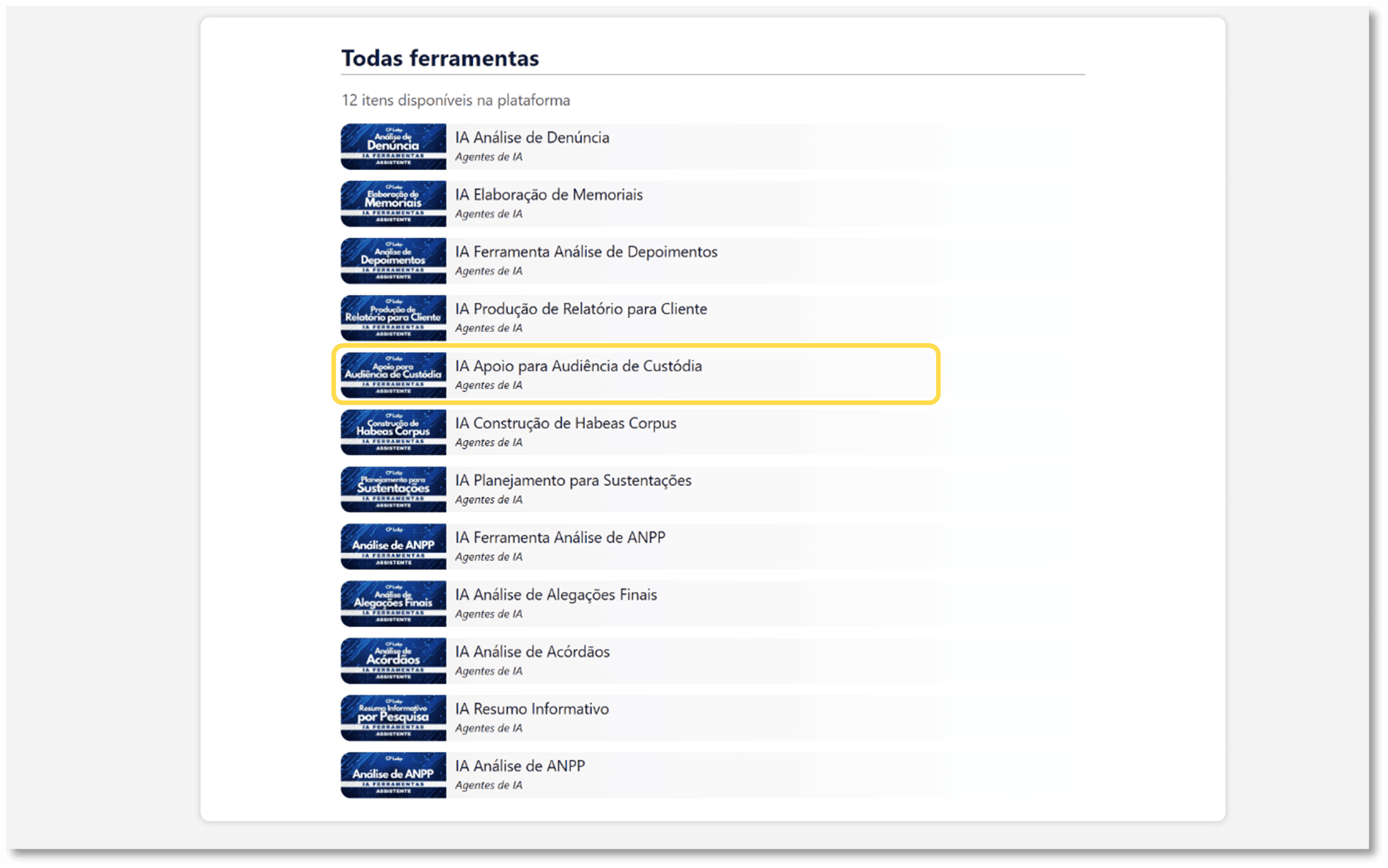 Print da página inicial da ferramenta com destaque no botão Executar ferramenta!