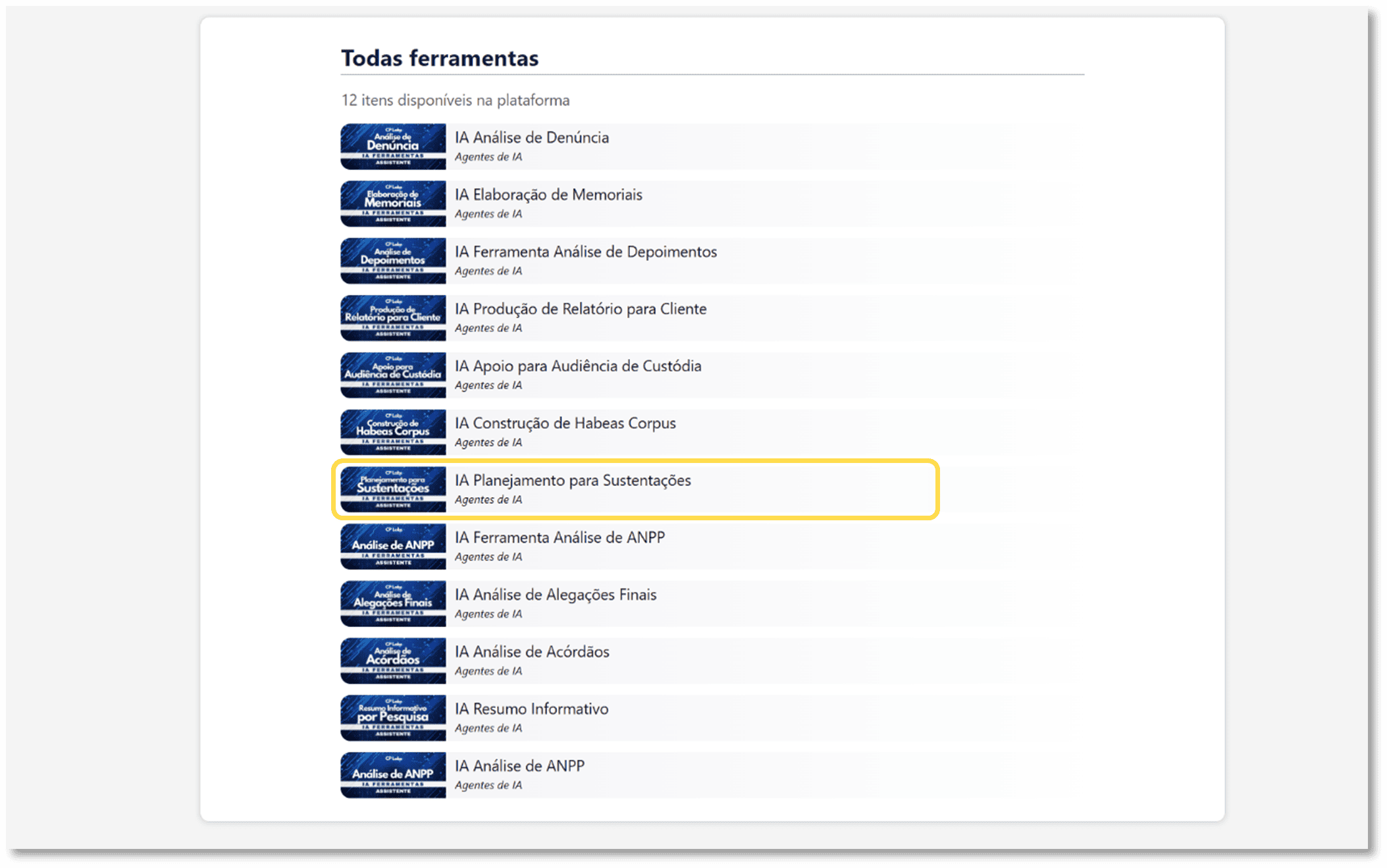 Print da página da ferramenta com destaque no botão Executar ferramenta!