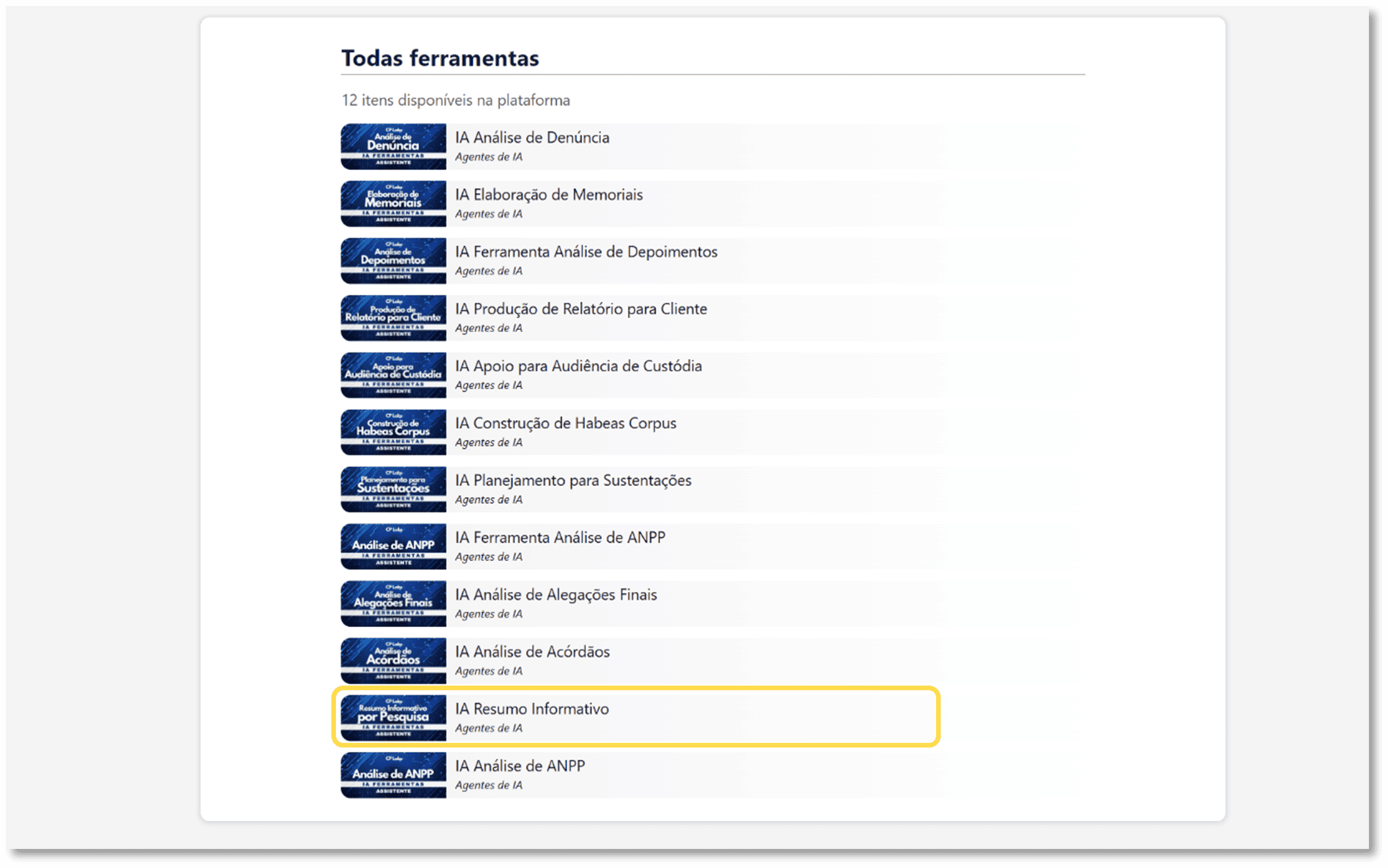 Print da página da ferramenta com destaque no botão - parte 2